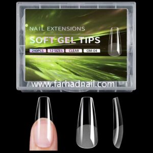 قالب ژلتیپس مربعی کاشت ناخن